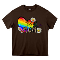 Chocolate Brown pride mom Heavy Core Tee - FaDigitalArtStudio
