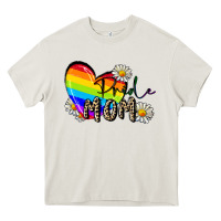Cream pride mom Heavy Core Tee - FaDigitalArtStudio