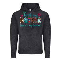 Vintage Black first my mother forever my friend Vintage Hoodie - Artiststas