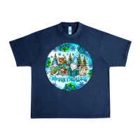 Navy merry christmas Urban Heavy Tee - CowhideDigitalArt