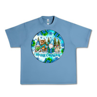 Pebble Blue merry christmas Urban Heavy Tee - CowhideDigitalArt