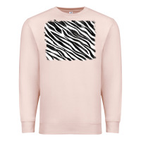 Pale Pink zebra background Premium Sweatshirt - RanaPortraitStore