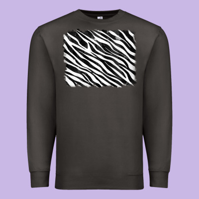 Zebra Background Premium Sweatshirt Designed By Ranaportraitstore