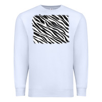White zebra background Premium Sweatshirt - RanaPortraitStore