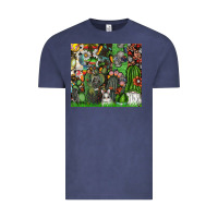 Vintage Denim easter Vintage Tee - CowhideDigitalArt