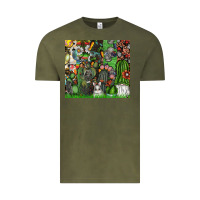 Vintage Olive easter Vintage Tee - CowhideDigitalArt