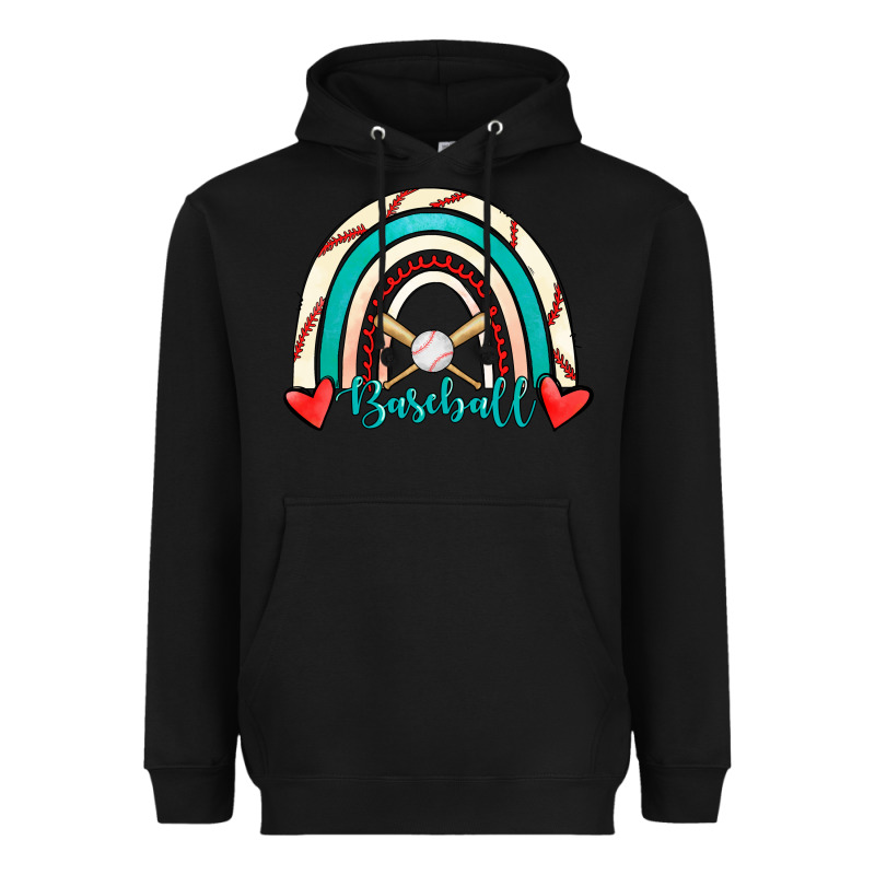 Baseball Rainbow Heavyweight Hoodie by RanaPortraitStore | Teevron