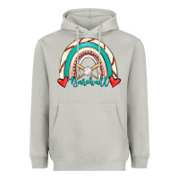 Moon Dust Baseball Rainbow Heavyweight Hoodie - RanaPortraitStore