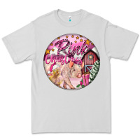 Dove Grey pink christmas pig Premium Tee - FaDigitalArtStudio