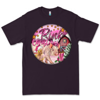 Plum pink christmas pig Premium Tee - FaDigitalArtStudio