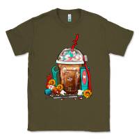 Army Green Dentist Frappe Coffee Classic Tee - FaDigitalArtStudio