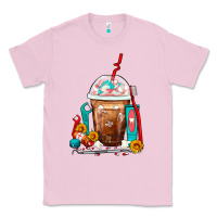 Bubblegum Pink Dentist Frappe Coffee Classic Tee - FaDigitalArtStudio