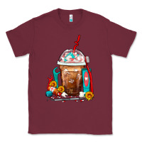 Burgundy Dentist Frappe Coffee Classic Tee - FaDigitalArtStudio
