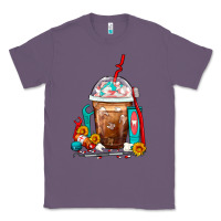 Lavender Dentist Frappe Coffee Classic Tee - FaDigitalArtStudio