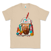 Mushroom Dentist Frappe Coffee Classic Tee - FaDigitalArtStudio