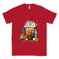 Red Dentist Frappe Coffee Classic Tee - FaDigitalArtStudio