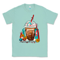 Seafoam Dentist Frappe Coffee Classic Tee - FaDigitalArtStudio