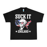 Black funny george washington suck it england Urban Heavy Tee - DesigneFamous