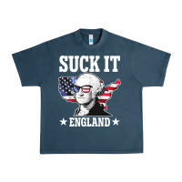 Funny George Washington Suck It England Urban Heavy Tee | Teevron