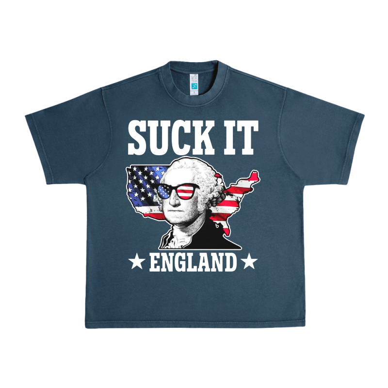 Funny George Washington Suck It England Urban Heavy Tee by DesigneFamous | Teevron