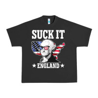 Pigment Black funny george washington suck it england Urban Heavy Tee - DesigneFamous