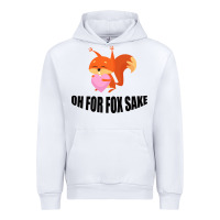 White Oh, For Fox Sake Urban Hoodie - Bettercallsaul