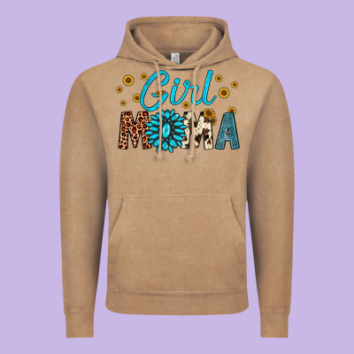 Girl Mama Vintage Hoodie Designed By Artiststas
