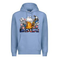 Colony Blue dad life beer and tools Premium Hoodie - BarkalooDesign