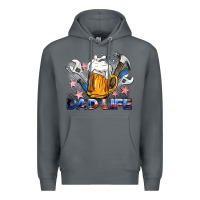 Rock dad life beer and tools Premium Hoodie - BarkalooDesign
