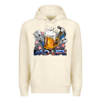 Sandshell dad life beer and tools Premium Hoodie - BarkalooDesign