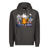 Smoke dad life beer and tools Premium Hoodie - BarkalooDesign