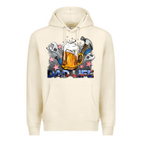 Tofu dad life beer and tools Premium Hoodie - BarkalooDesign