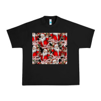 Black Merry Christmas Urban Heavy Tee - CowhideDigitalArt