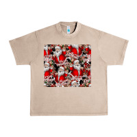 French Oak Merry Christmas Urban Heavy Tee - CowhideDigitalArt