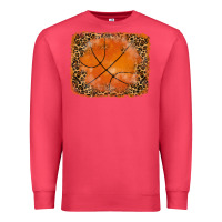Cardinal glitter leopard basketball background Premium Sweatshirt - RanaPortraitStore