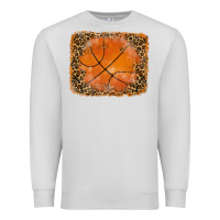 Dove Grey glitter leopard basketball background Premium Sweatshirt - RanaPortraitStore