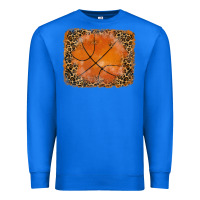 True Royal glitter leopard basketball background Premium Sweatshirt - RanaPortraitStore