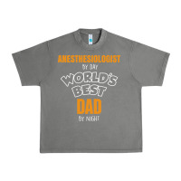 Tornado anesthesiologist by day worlds best dad by night fathers day Urban Heavy Tee - linhVisuals