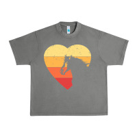 Tornado Vintage Heart Horse Equestrian | Horse lover Urban Heavy Tee - linhVisuals