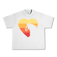 Lunar Rock Vintage Heart Horse Equestrian | Horse lover Urban Heavy Tee - linhVisuals