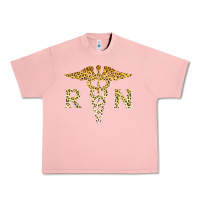 Salmon rn registered nurse leopard lovely nursing student t shirt Urban Heavy Tee - linhVisuals