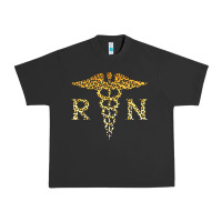 Pigment Black rn registered nurse leopard lovely nursing student t shirt Urban Heavy Tee - linhVisuals