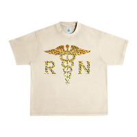 Sandshell rn registered nurse leopard lovely nursing student t shirt Urban Heavy Tee - linhVisuals