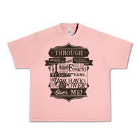 Salmon labyrinth words Urban Heavy Tee - linhVisuals