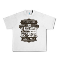Lunar Rock labyrinth words Urban Heavy Tee - linhVisuals