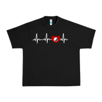 Black my heart beats for golf Urban Heavy Tee - linhVisuals