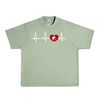 Oil Green my heart beats for golf Urban Heavy Tee - linhVisuals