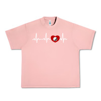 Salmon my heart beats for golf Urban Heavy Tee - linhVisuals