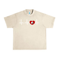 Sandshell my heart beats for golf Urban Heavy Tee - linhVisuals