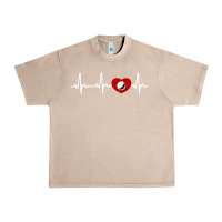 French Oak my heart beats for golf Urban Heavy Tee - linhVisuals